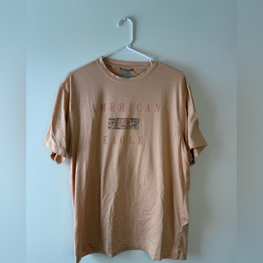 American Eagle Outfitters Beige Graphic Tee